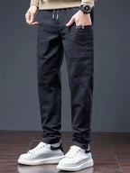Pantalon De Jogging Avec Taille À Cordon Pour Homme | Idéal Pour Usage Quotidien Et Activités