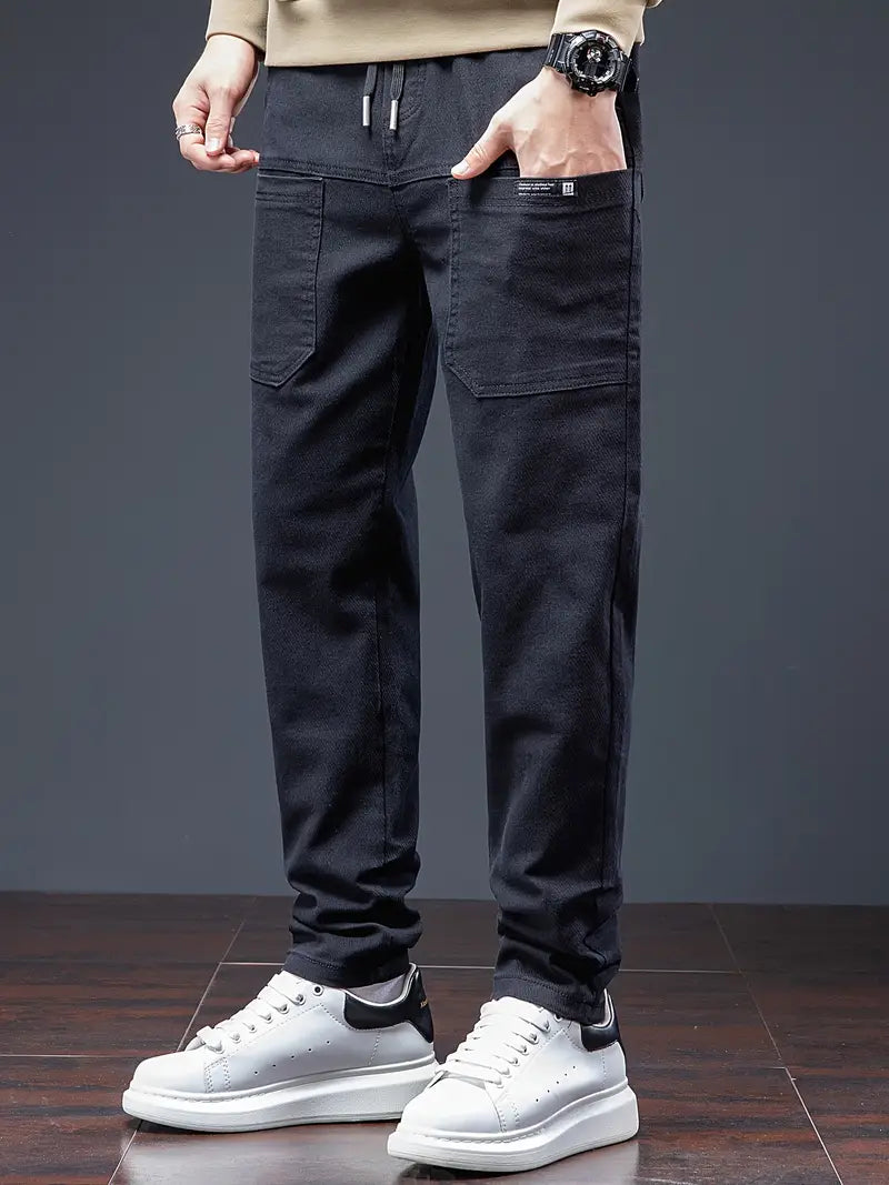 Pantalon De Jogging Avec Taille À Cordon Pour Homme | Idéal Pour Usage Quotidien Et Activités