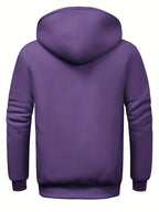 Sweat À Capuche Uni Avec Fermeture Zippée Pour Homme | Idéal Pour Un Usage Quotidien