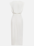 Robe Midi Sans Manches Avec Boutons Pour Femme | Idéale Pour Usage Quotidien Et Occasions