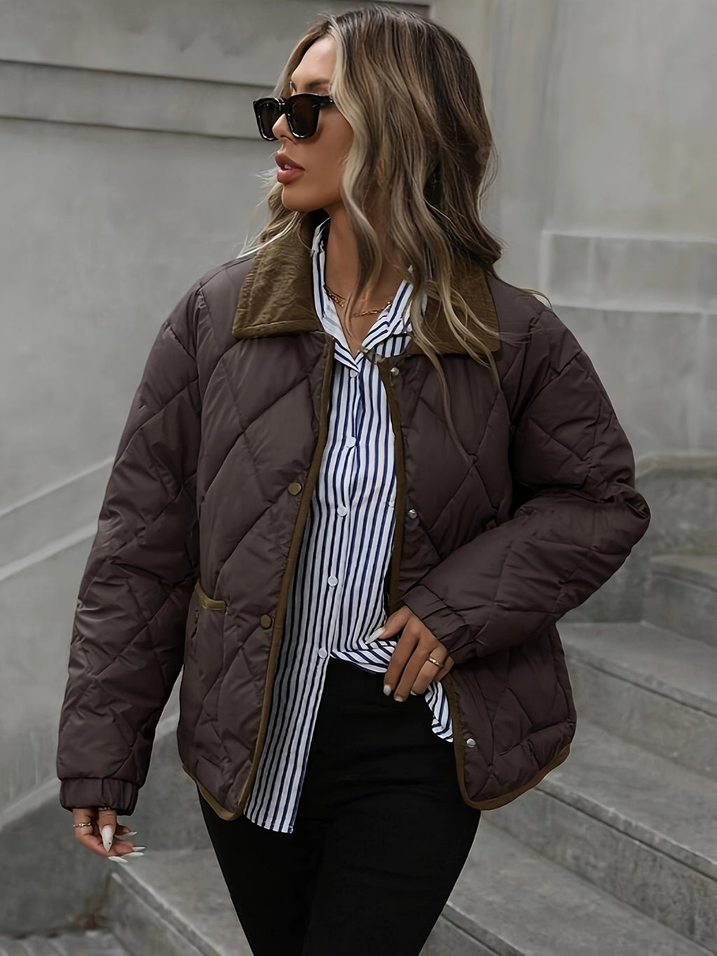 Veste Mi-Saison Avec Coupe Ajustée Pour Femmes | Idéale Pour Les Saisons Intermédiaires