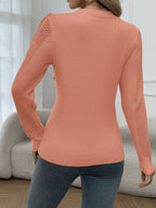 Pull à Manches Longues avec Détails à Franges pour Femme | Idéal pour un Usage Quotidien