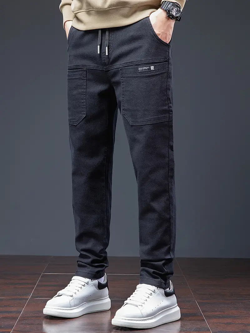 Pantalon De Jogging Avec Taille À Cordon Pour Homme | Idéal Pour Usage Quotidien Et Activités