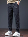 Pantalon De Jogging Avec Taille À Cordon Pour Homme | Idéal Pour Usage Quotidien Et Activités