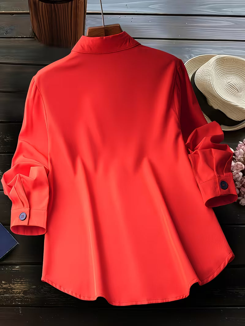 Chemise À Manches Longues Avec Col Classique Pour Usage Quotidien | Idéal Pour Toutes Occasions