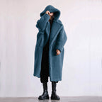 Manteau Matelassé Long avec Boutons pour Femme | Idéal pour La Saison Hivernale