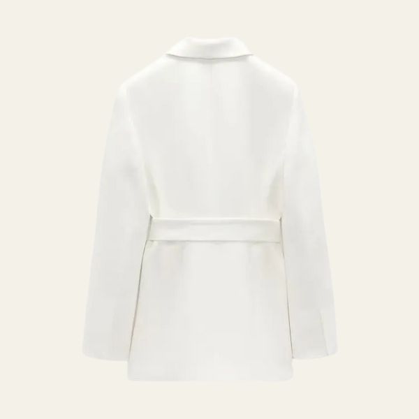 Ensemble Avec Blazer Ceinturé Et Pantalon Assorti Pour Femme | Idéal Pour La Mi-Saison Et Un Usage Quotidien