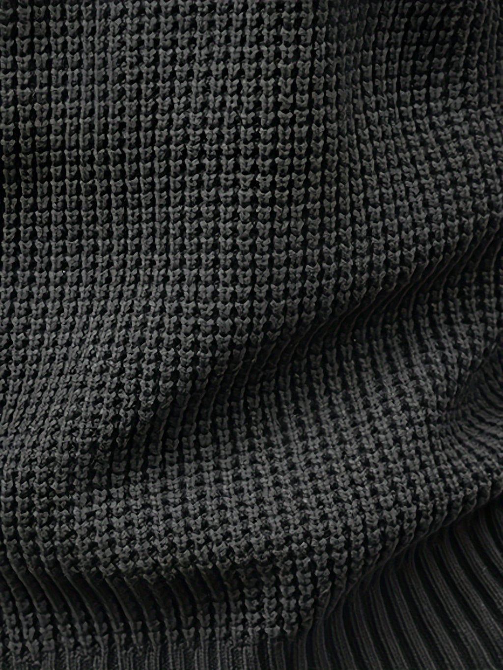 Pull À Texture Gaufrée Avec Col Rond Pour Homme | Idéal Pour Le Quotidien