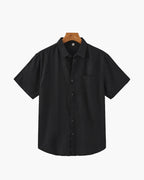 Chemise À Manches Courtes Avec Coupe Droite Pour Hommes | Idéale Pour La Saison Chaude Et Les Usages Quotidiens