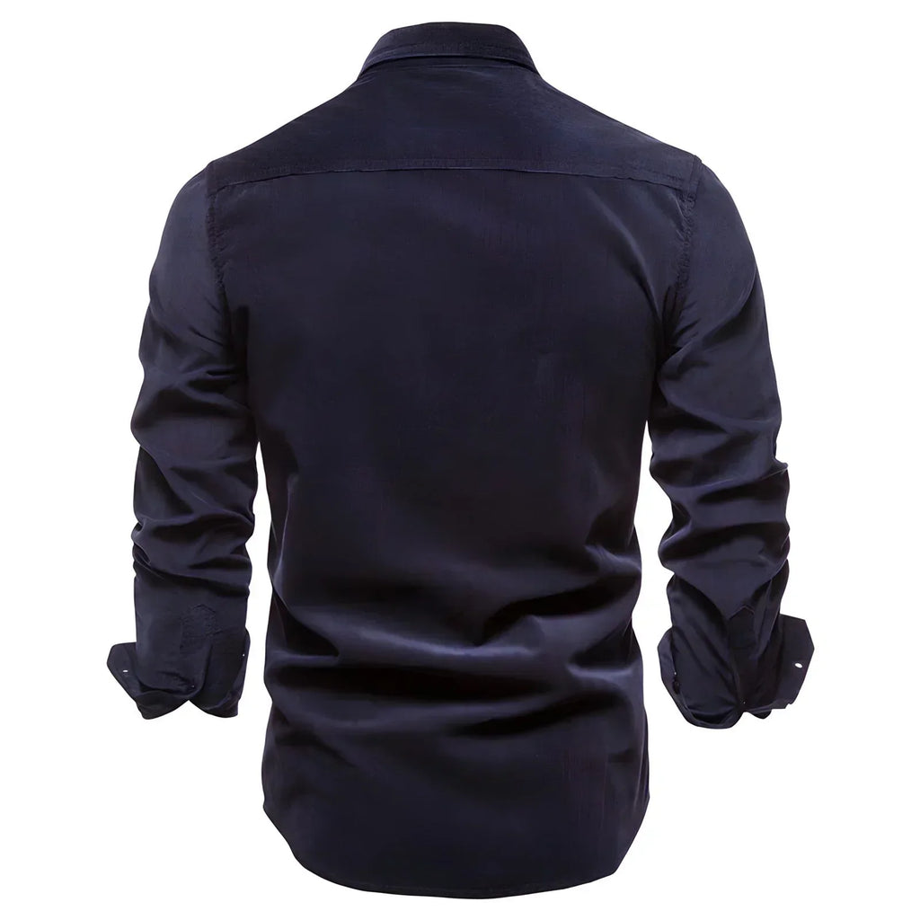 Chemise Slim Fit À Manches Longues Pour Homme | Idéal Pour Usage Quotidien
