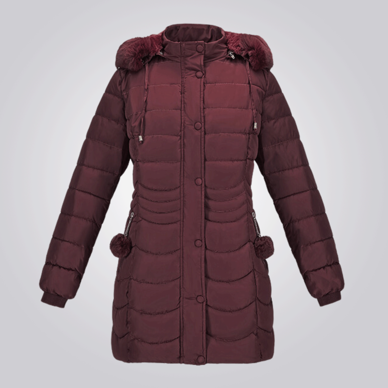Manteau Long avec Capuche Amovible pour Femme | Idéal pour l’Hiver