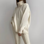 Pull à Col Roulé avec Coupe Ample pour Femme | Idéal pour Usage Quotidien