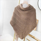 Châle Trinagle Doux avec Boucle pour Femme | Idéal pour l’Hiver