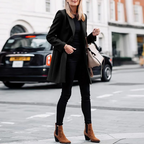 Manteau Avec Fermeture À Boutons Simple Pour Femmes | Ideal For Mi-Saison Et Occasions Formelles