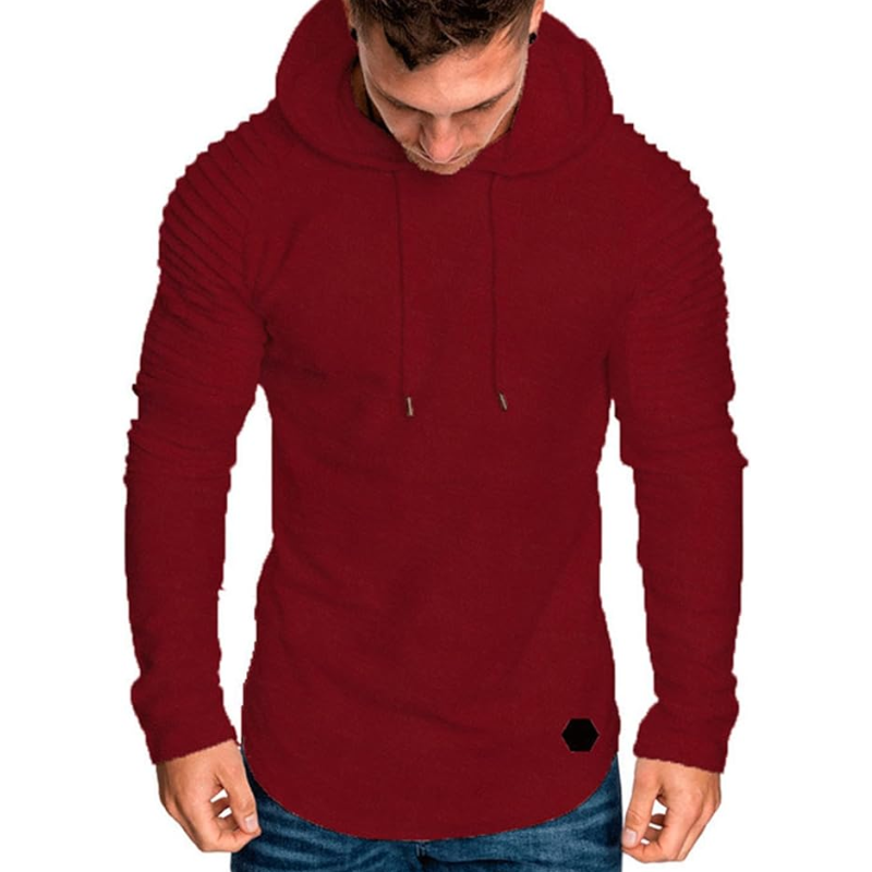 Sweat à Capuche avec Manches Structurées pour Hommes | Idéal pour les Tenues Quotidiennes