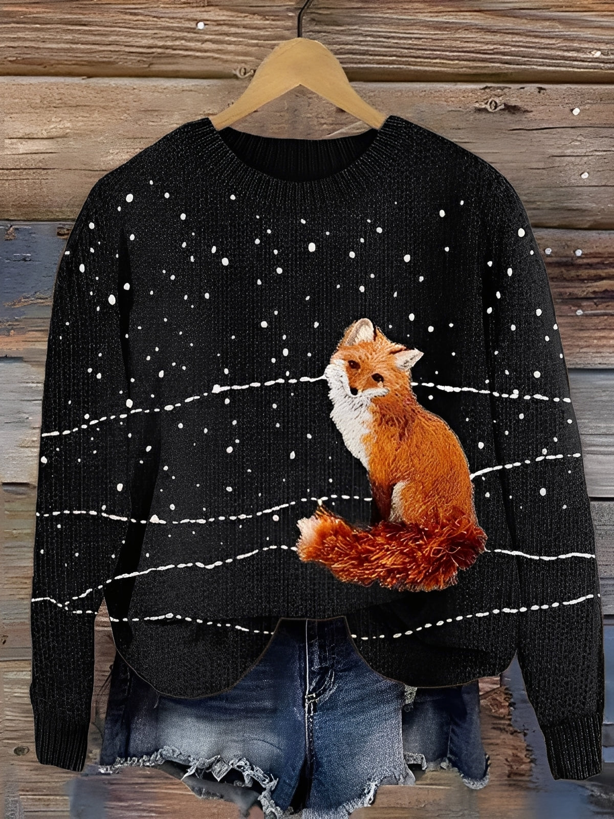 Pull Avec Motif Animal Et Coupe Décontractée Pour Femme | Idéal Pour La Saison Froide