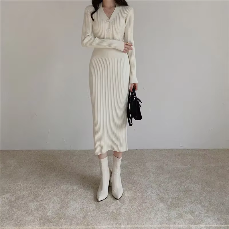 Robe Ajustée Avec Boutons Pour Femme | Idéale Pour Le Quotidien Et Les Sorties