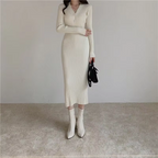 Robe Ajustée Avec Boutons Pour Femme | Idéale Pour Le Quotidien Et Les Sorties