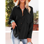 Chemise Décontractée À Manches Longues Pour Femme | Idéal Pour Un Usage Quotidien