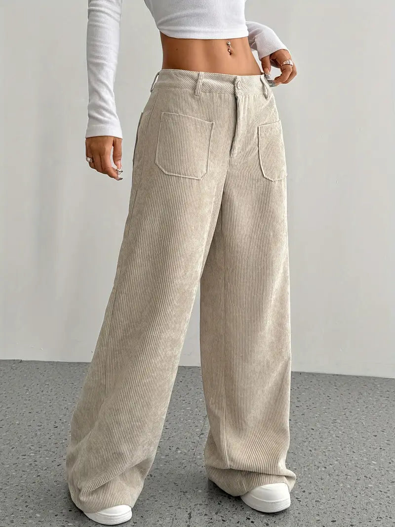 Pantalon Large à Jambe Large pour Femme | Idéal pour un Usage Quotidien