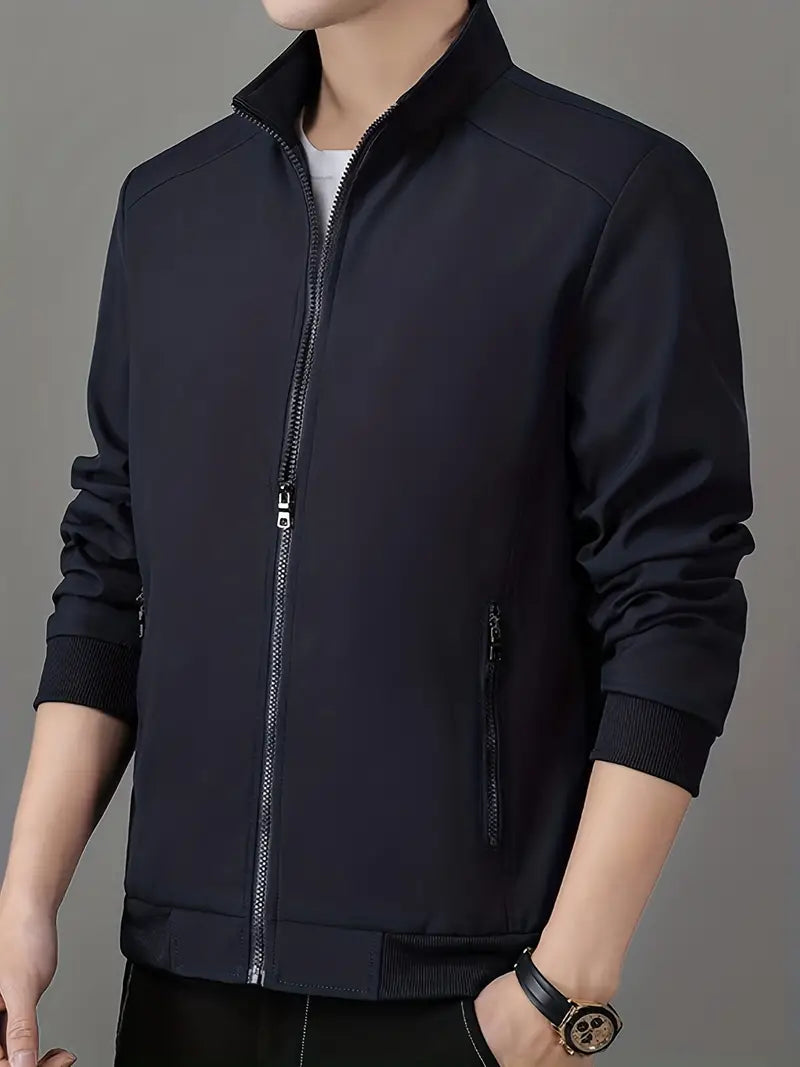 Coupe-Vent Léger Avec Fermeture Zippée Pour Homme | Idéal pour Les Journées Venteuses