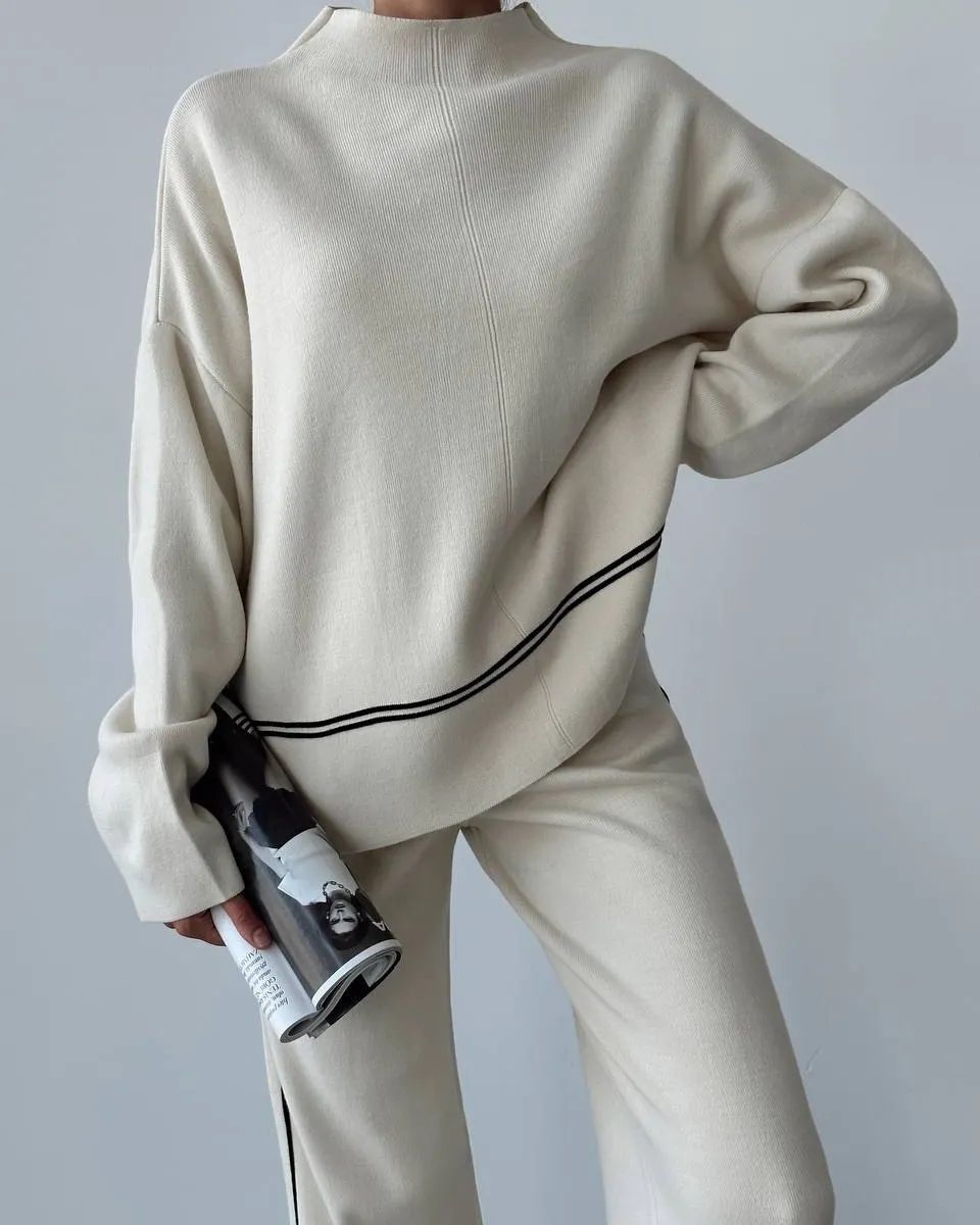 Ensemble Deux Pièces Avec Haut Et Pantalon Pour Femmes | Idéal Pour Usage Quotidien Et Sorties