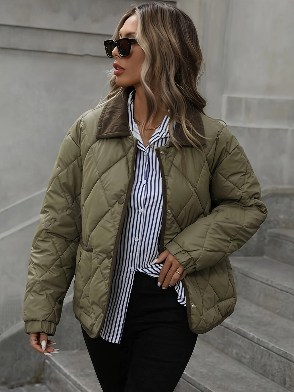 Veste Mi-Saison Avec Coupe Ajustée Pour Femmes | Idéale Pour Les Saisons Intermédiaires