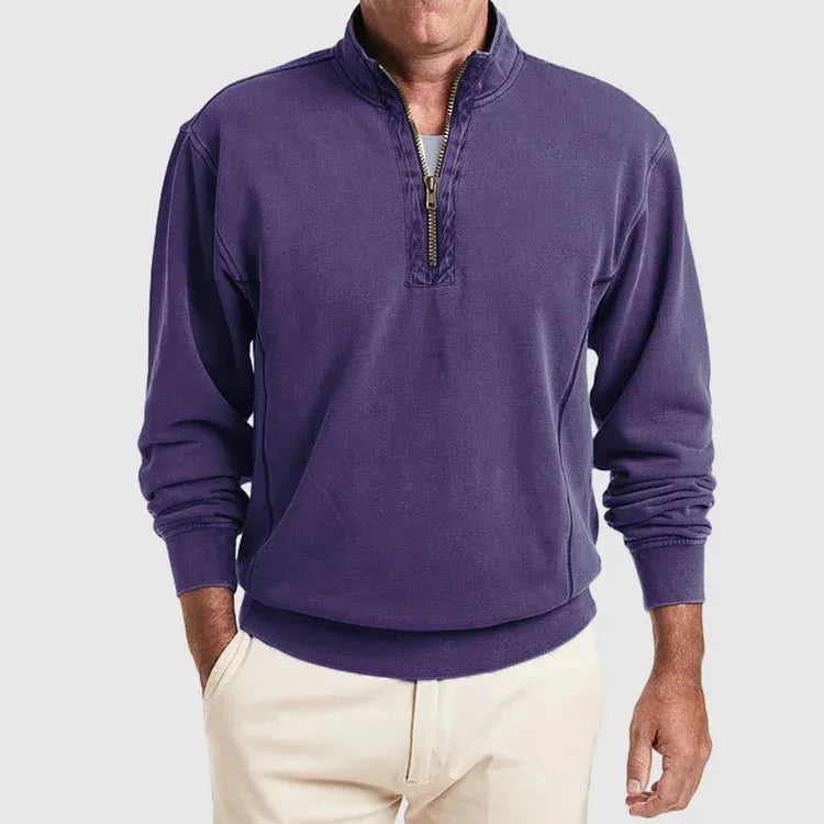 Polo À Col Zippé Avec Coupe Ajustée Pour Homme | Idéal Pour Usage Quotidien