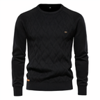 Pull À Col Roulé Avec Motif Losanges Pour Homme | Usage Quotidien