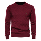 Pull À Col Roulé Avec Motif Losanges Pour Homme | Usage Quotidien
