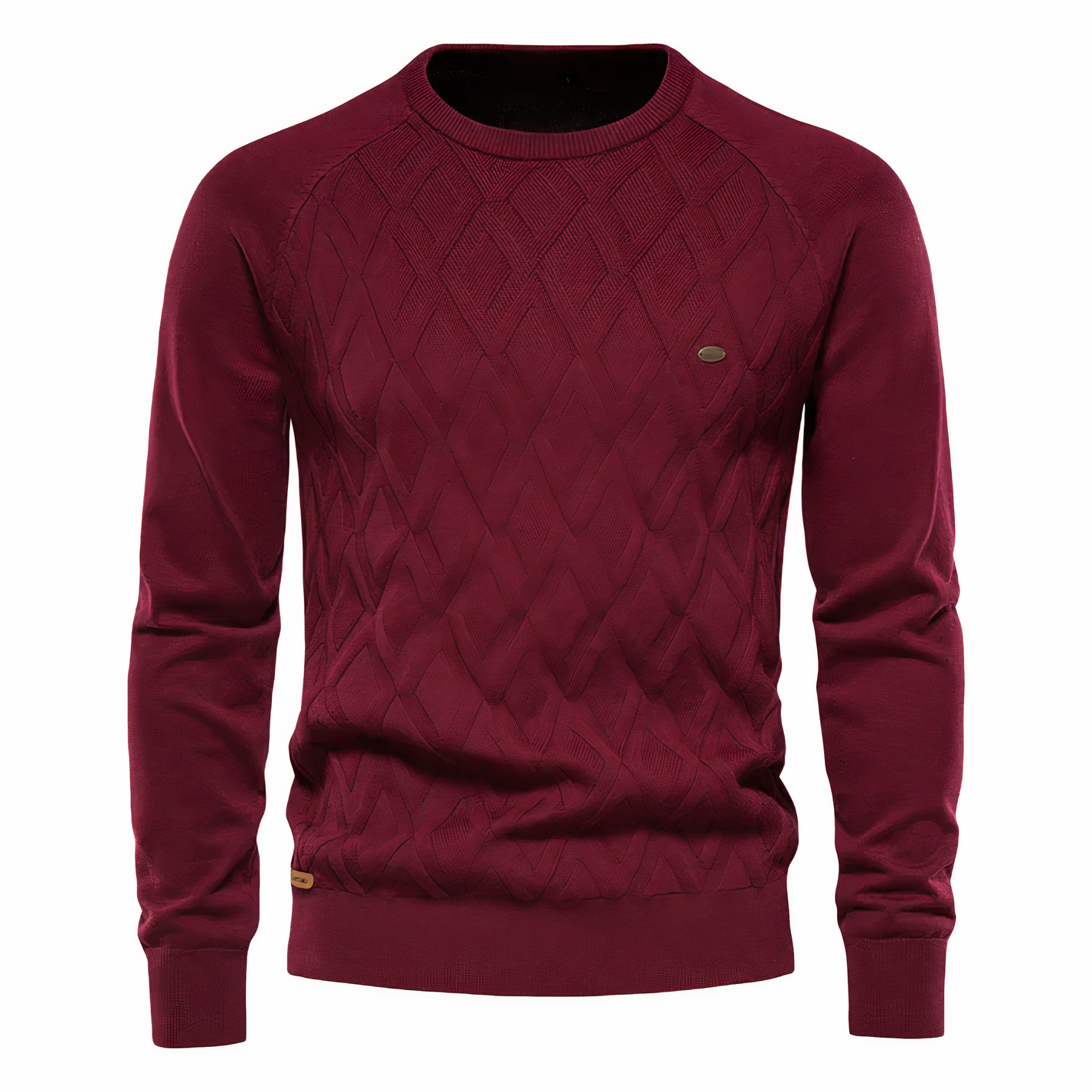 Pull À Col Roulé Avec Motif Losanges Pour Homme | Usage Quotidien