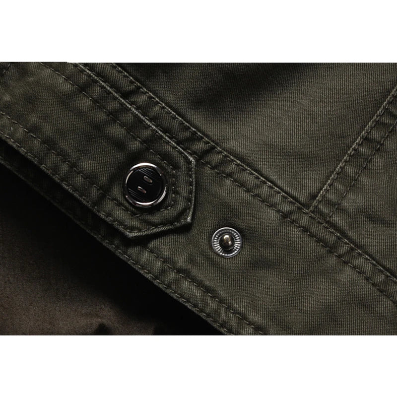 Veste Field Verte Avec Poches Pour Homme | Idéal Pour La Mi-Saison