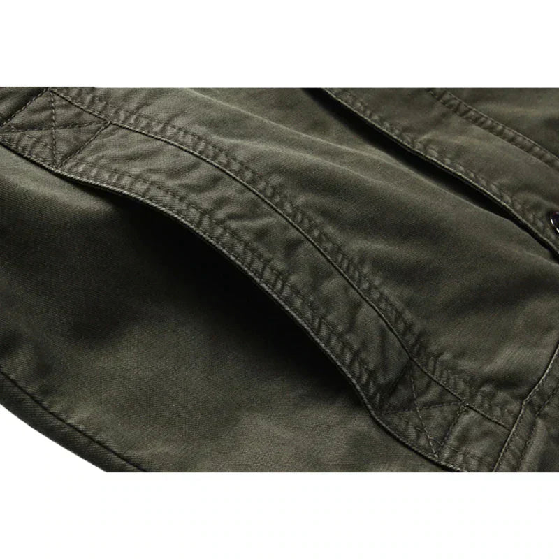 Veste Field Verte Avec Poches Pour Homme | Idéal Pour La Mi-Saison