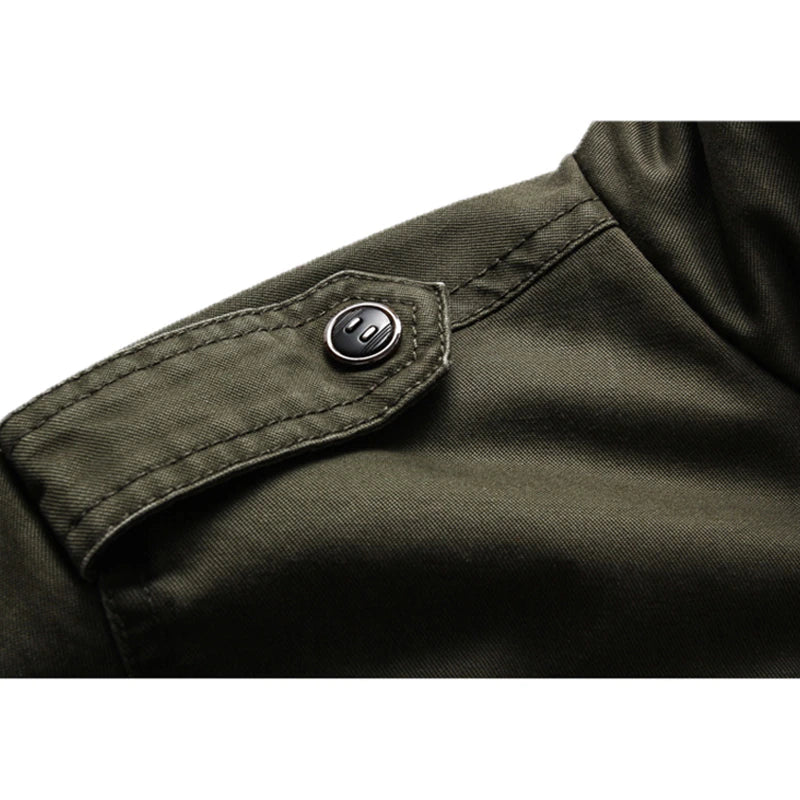 Veste Field Verte Avec Poches Pour Homme | Idéal Pour La Mi-Saison