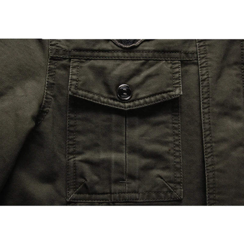 Veste Field Verte Avec Poches Pour Homme | Idéal Pour La Mi-Saison