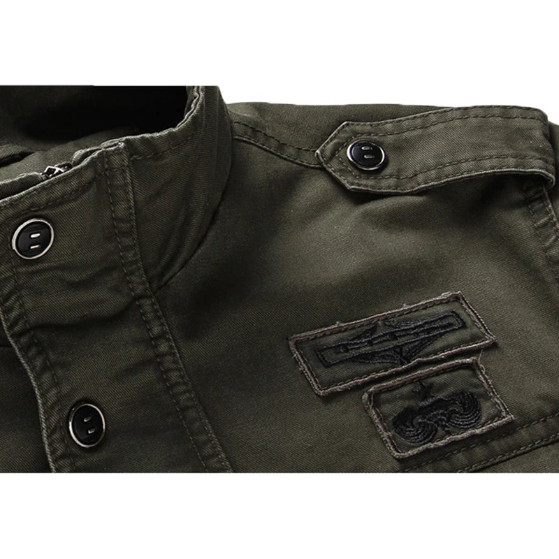 Veste Field Verte Avec Poches Pour Homme | Idéal Pour La Mi-Saison