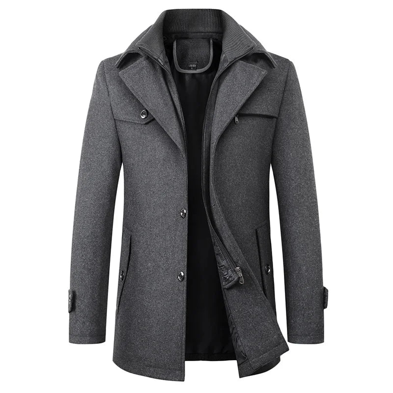 Manteau d’Hiver avec Poches Multiples pour Homme | Idéal pour Automne et Hiver