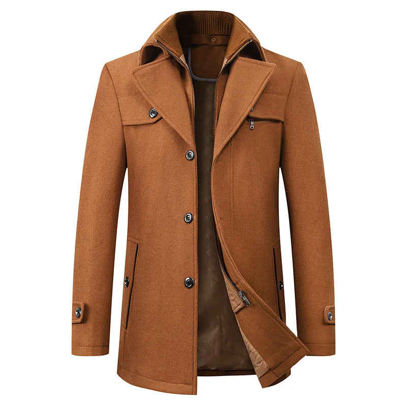 Manteau d’Hiver avec Poches Multiples pour Homme | Idéal pour Automne et Hiver
