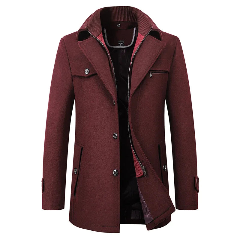 Manteau d’Hiver avec Poches Multiples pour Homme | Idéal pour Automne et Hiver