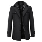 Manteau d’Hiver avec Poches Multiples pour Homme | Idéal pour Automne et Hiver