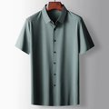 Chemise à Coupe Droite avec Col Classique pour Homme | Idéale pour le Bureau et les Loisirs