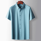 Chemise à Coupe Droite avec Col Classique pour Homme | Idéale pour le Bureau et les Loisirs