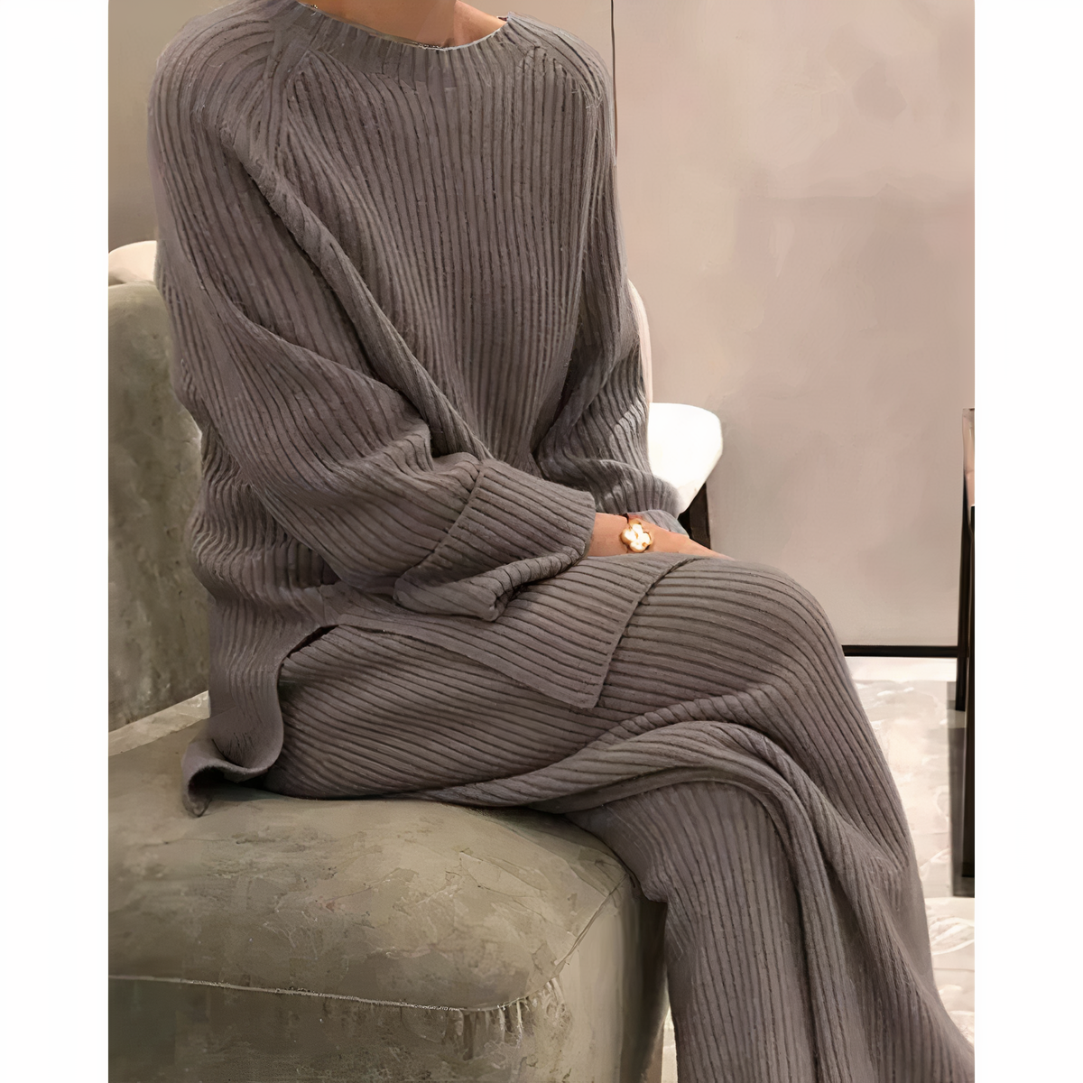 Ensemble Haut Et Pantalon À Coupe Décontractée Pour Femme | Idéal Pour Le Printemps Et L’Automne