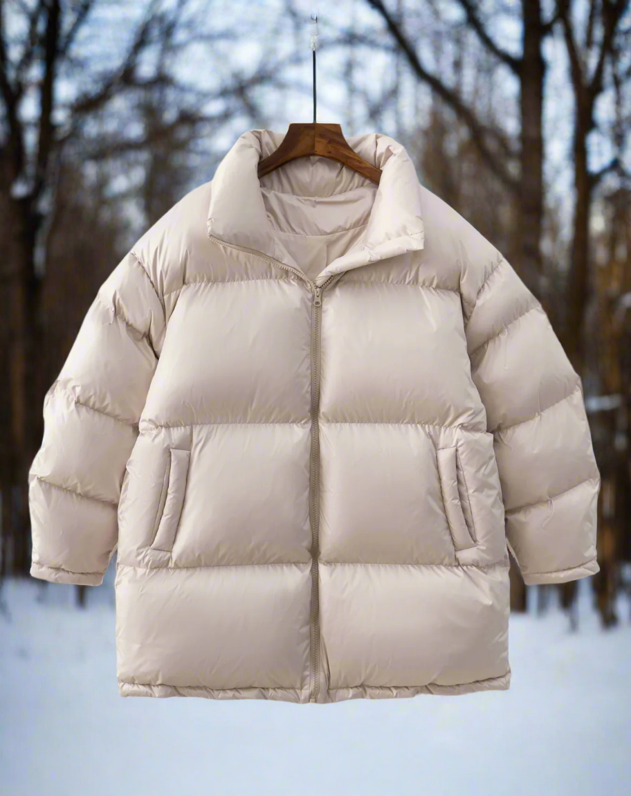 Doudoune Oversize avec Col Haut pour Femme | Idéale pour l’Hiver