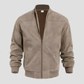 Blouson Zippé Avec Coupe Ajustée Et Col Rond Pour Homme | Idéal Pour Saisons Intermédiaires