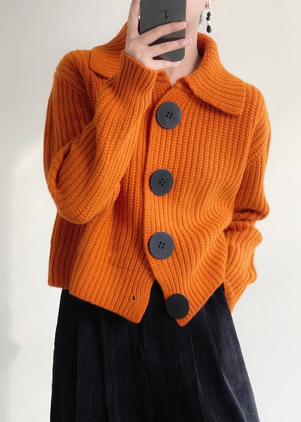 Cardigan à Manches Longues avec Boutons et Maille Texturée pour Femmes | Idéal pour Toutes les Saisons