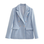 Blazer Avec Manches Longues Et Poches À Rabat Pour Femmes | Idéal Pour Occasions Quotidiennes Et Professionnelles