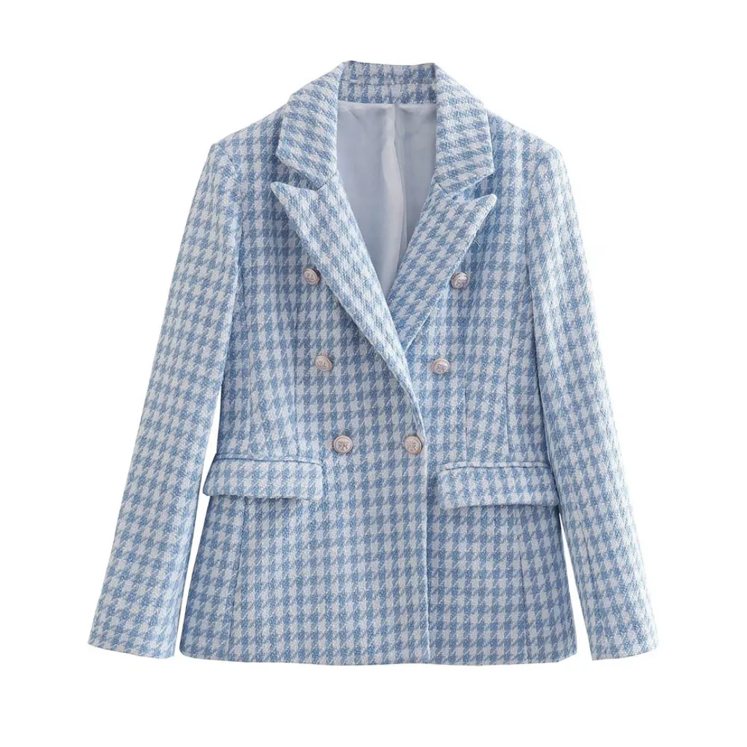 Blazer Avec Manches Longues Et Poches À Rabat Pour Femmes | Idéal Pour Occasions Quotidiennes Et Professionnelles