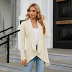Gilet Texturé avec Coupe Droite pour Femmes | Idéal pour l'Automne