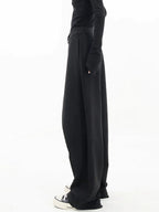 Pantalon Asymétrique à Jambes Larges pour Femme | Idéal pour un Usage Quotidien en Saison Tempérée